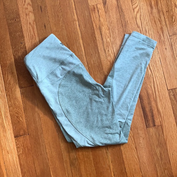 Pants - Buttery soft zohba leggings light green/grey